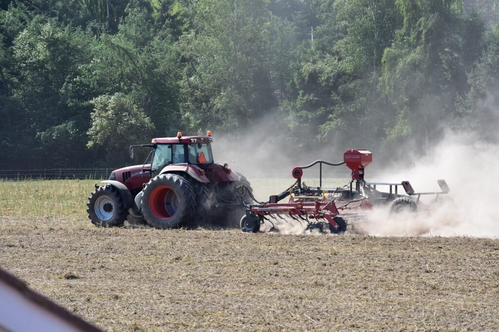 Waste caused by farming activities.